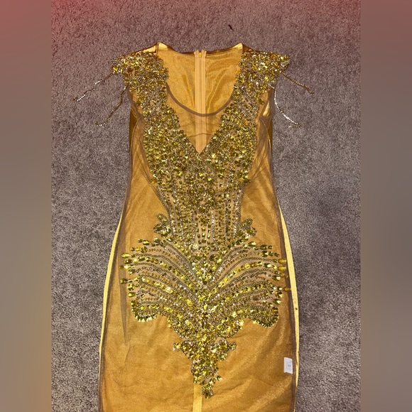GOLD DRESS